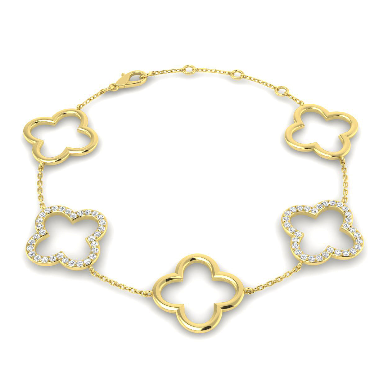 Round Diamond Bracelet