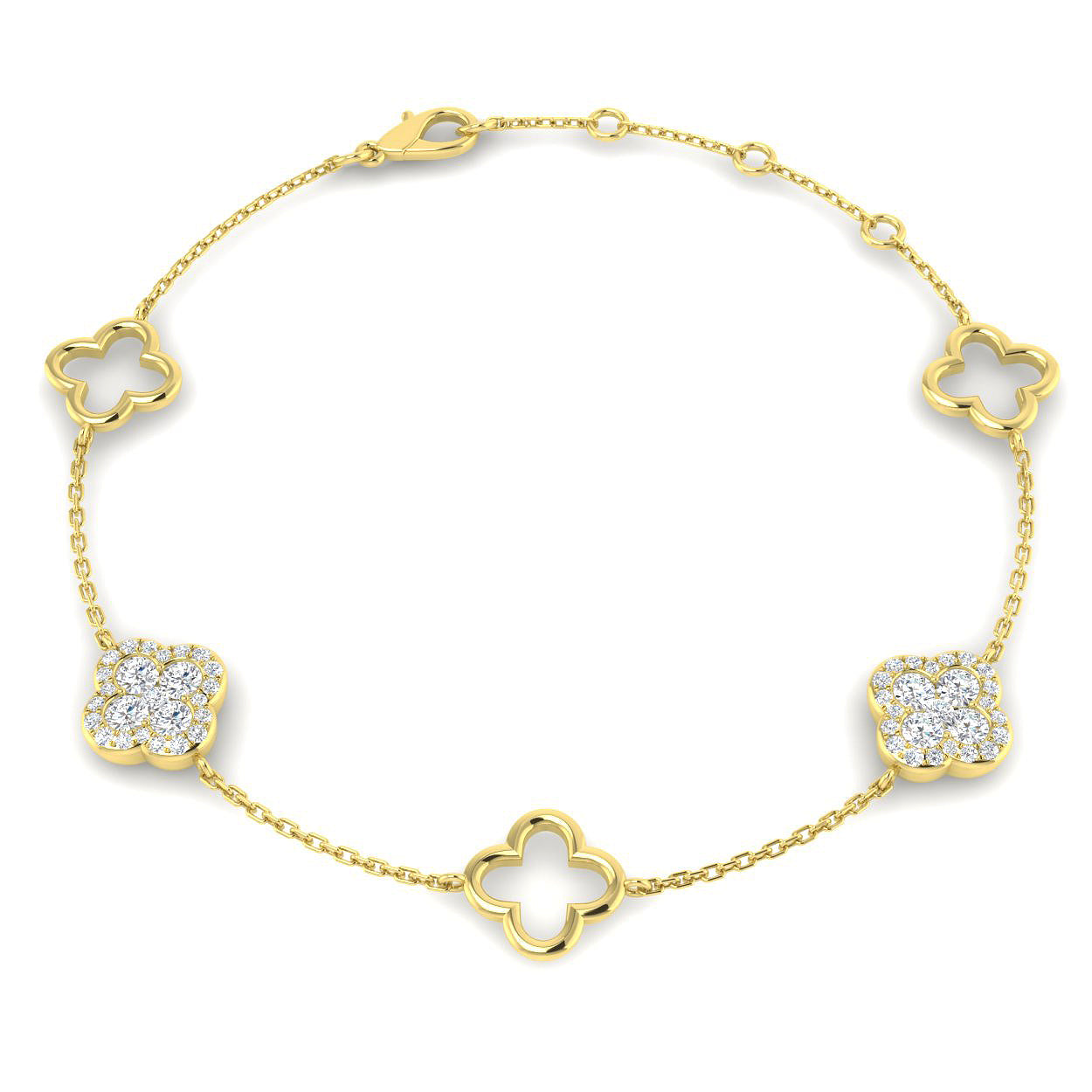 Round Diamond Bracelet