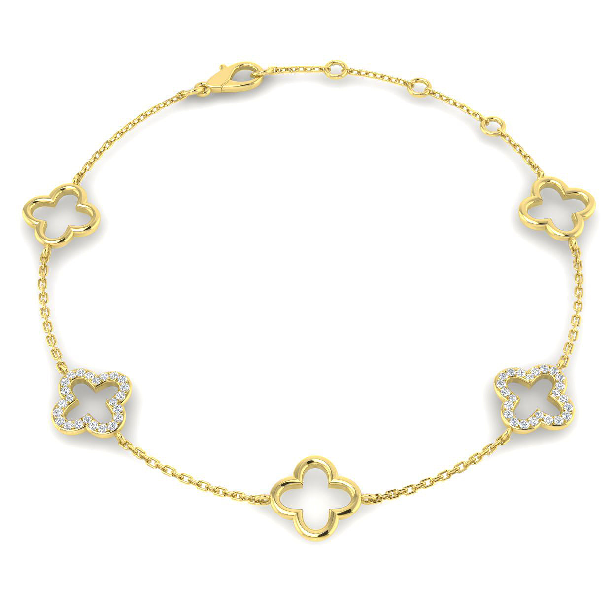 Round Diamond Bracelet