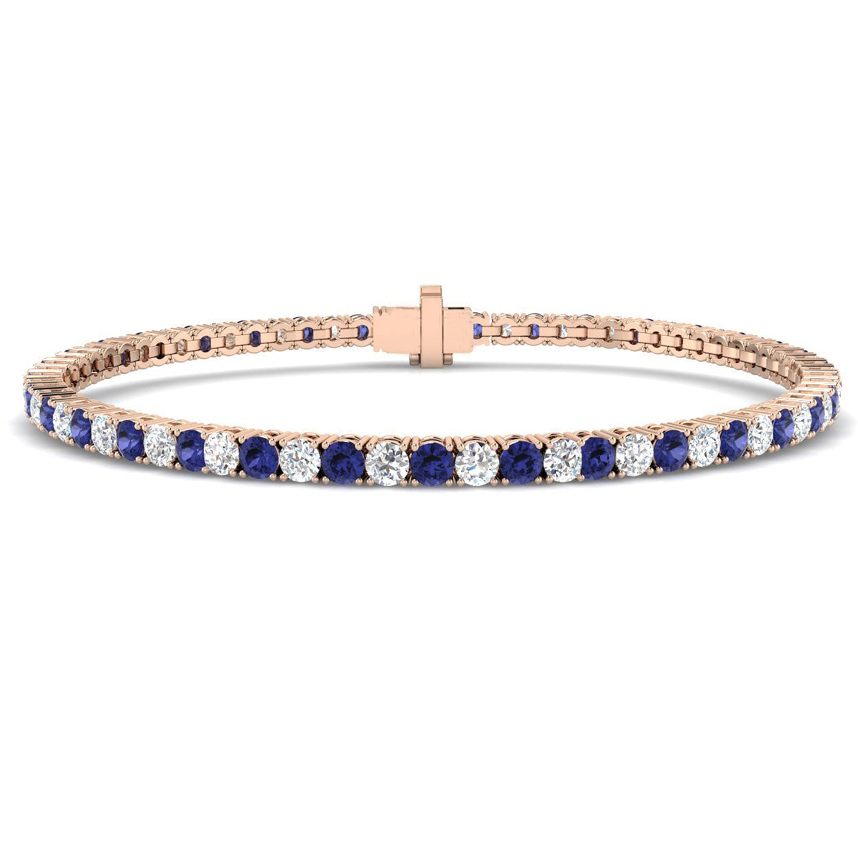 Round Tanzanite Bracelet