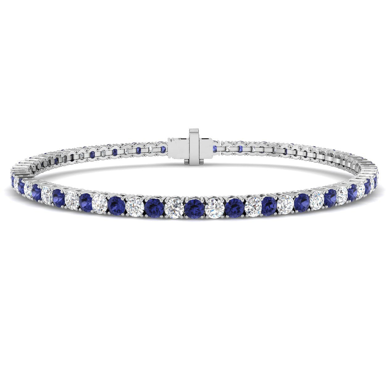 Round Tanzanite Bracelet
