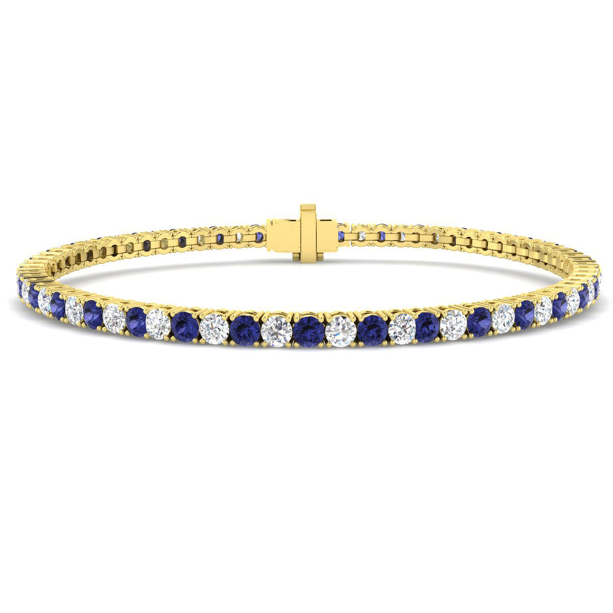 Round Tanzanite Bracelet