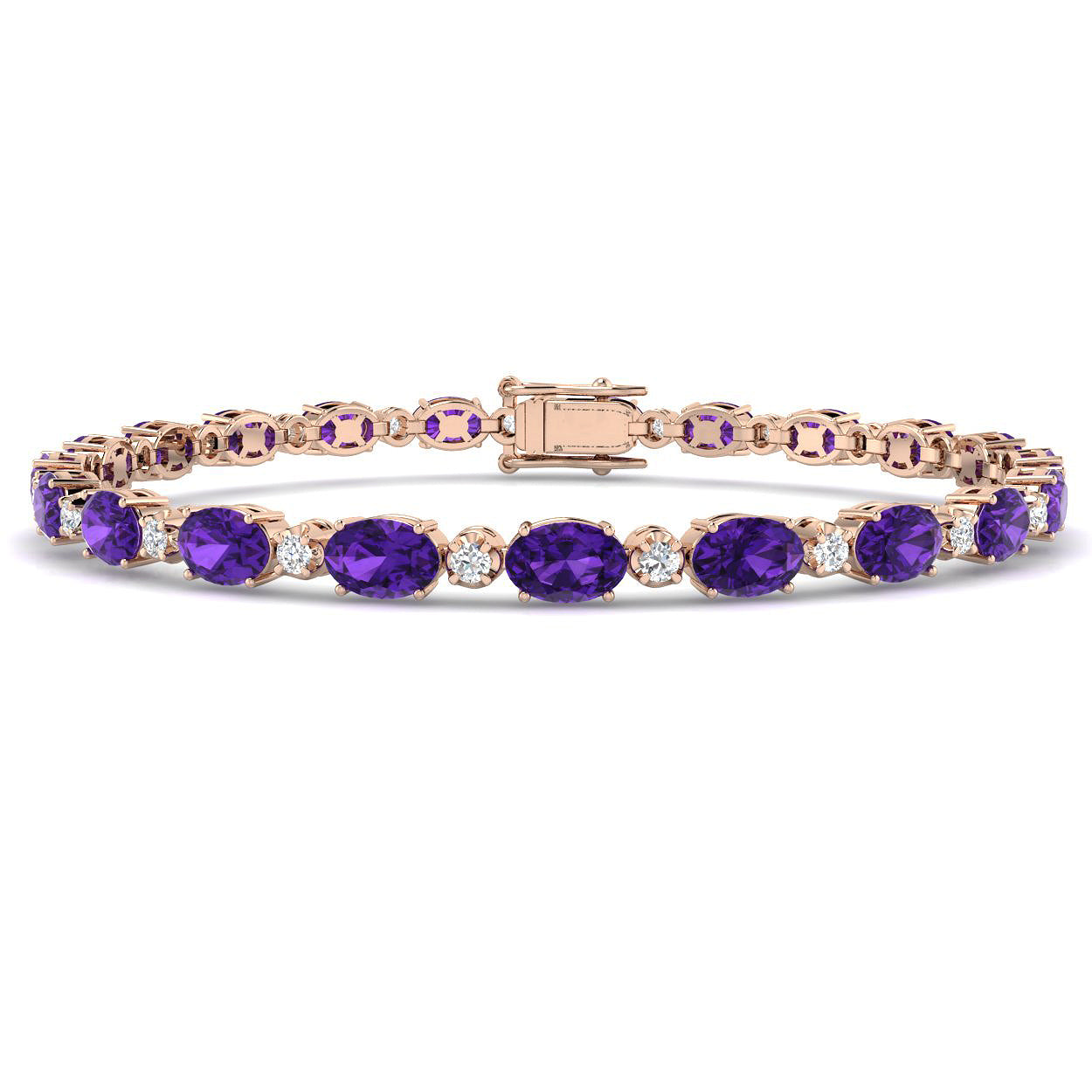 Oval Gemstone Bracelet