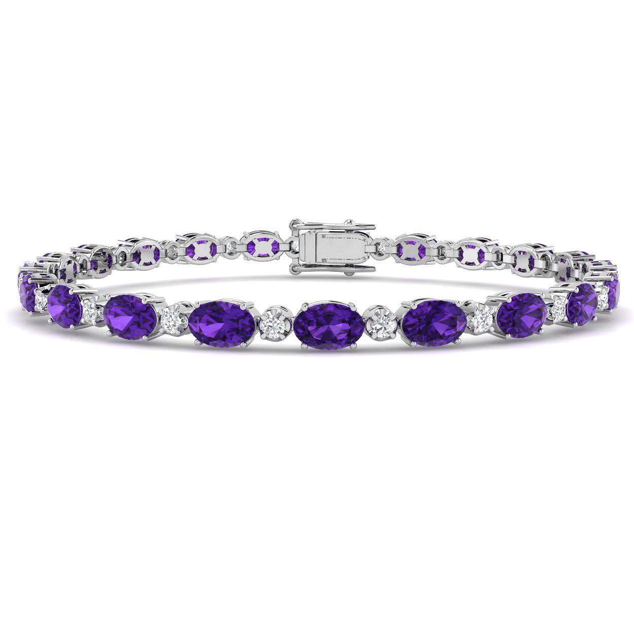 Oval Gemstone Bracelet