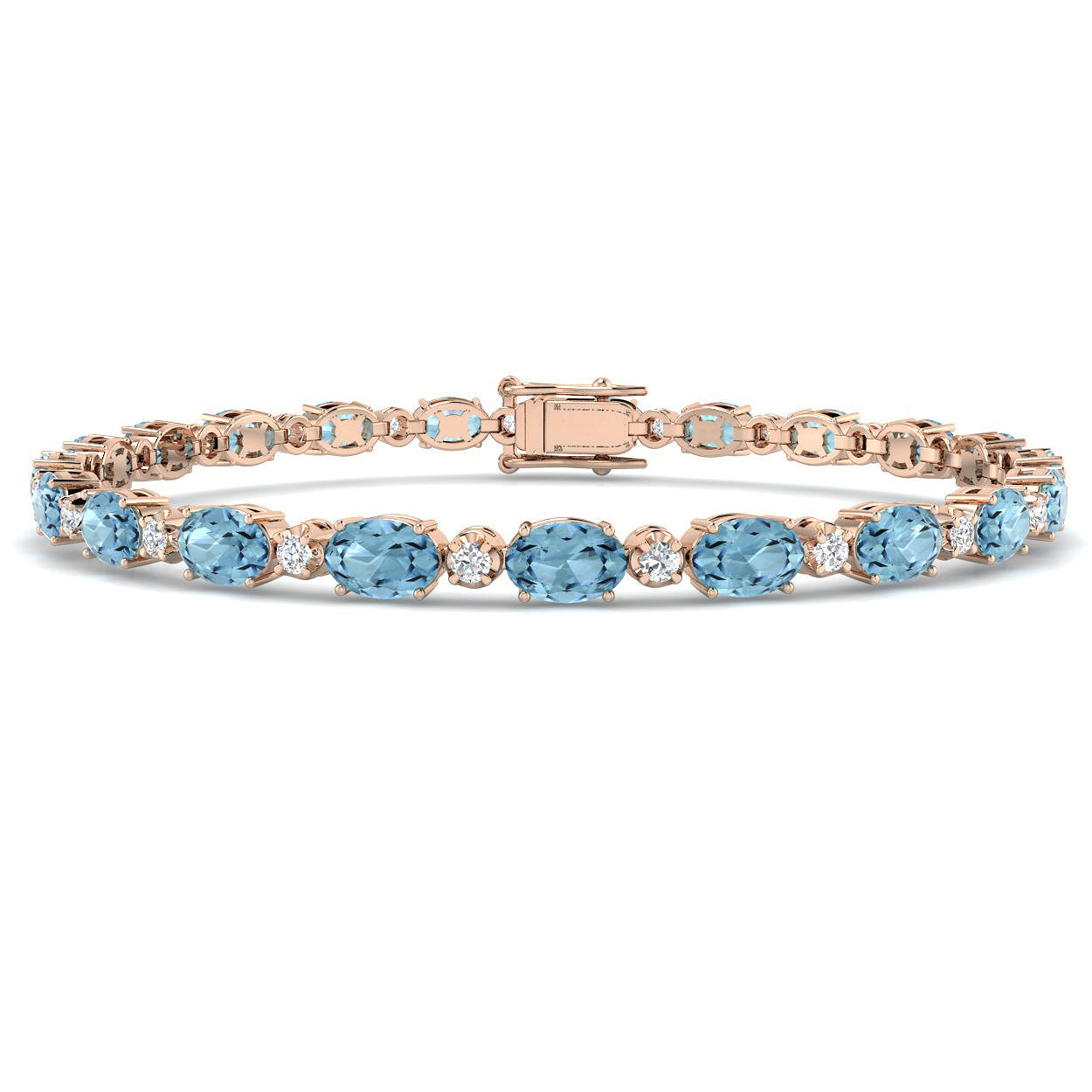 Oval Gemstone Bracelet