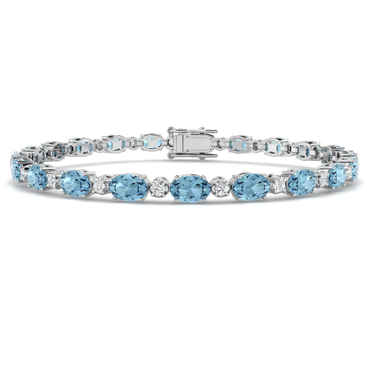 Oval Gemstone Bracelet