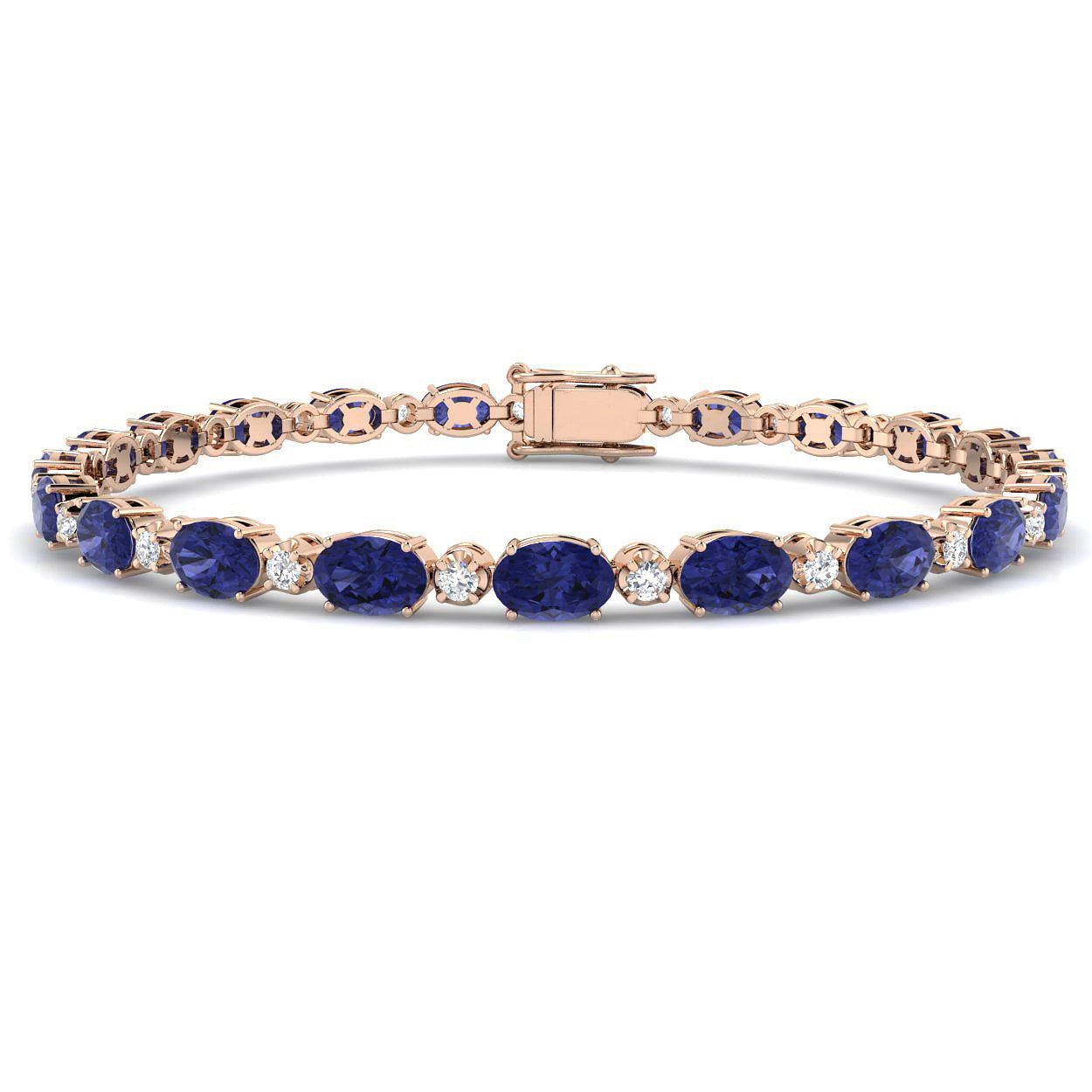 Oval Gemstone Bracelet