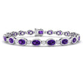 Oval Gemstone Bracelet