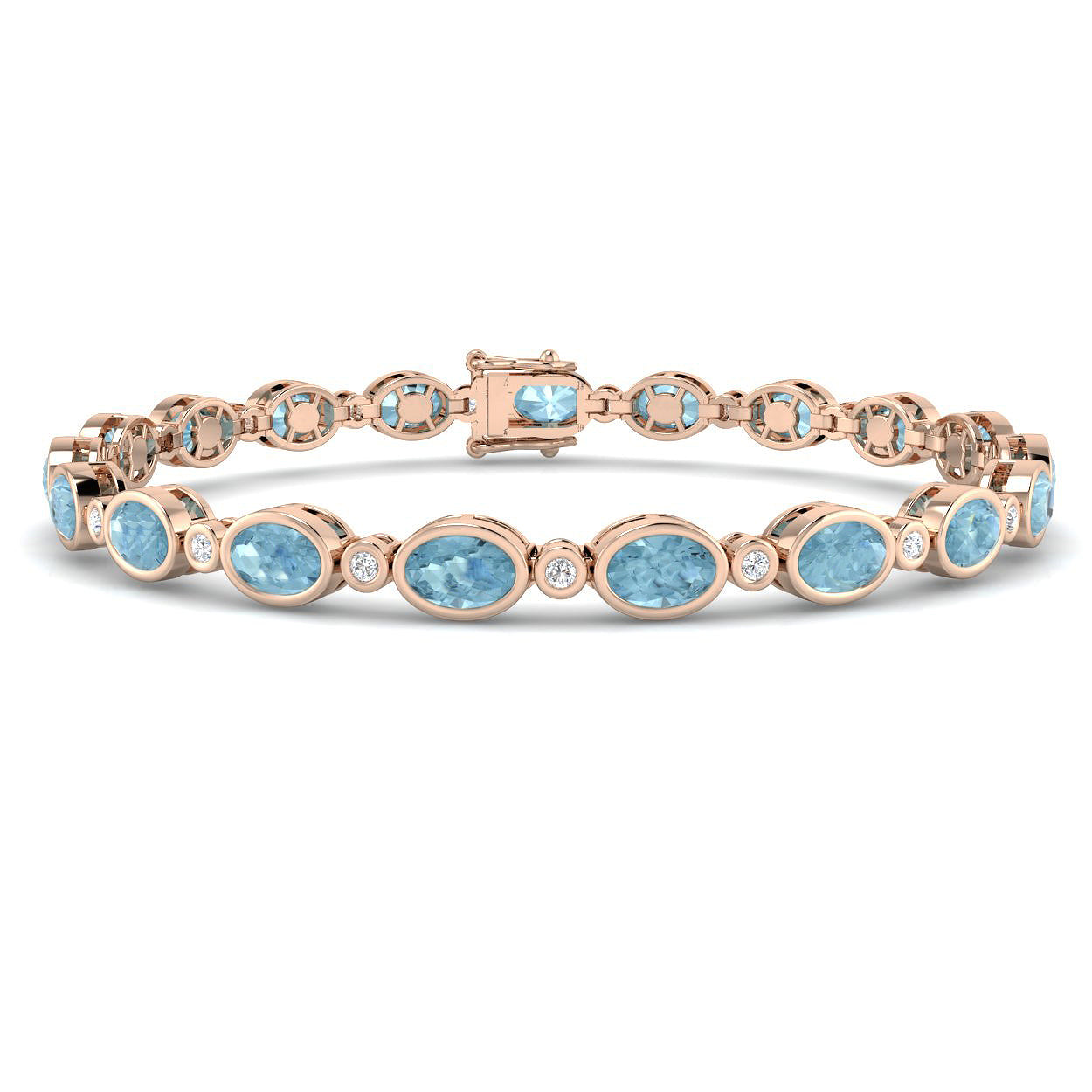 Oval Gemstone Bracelet