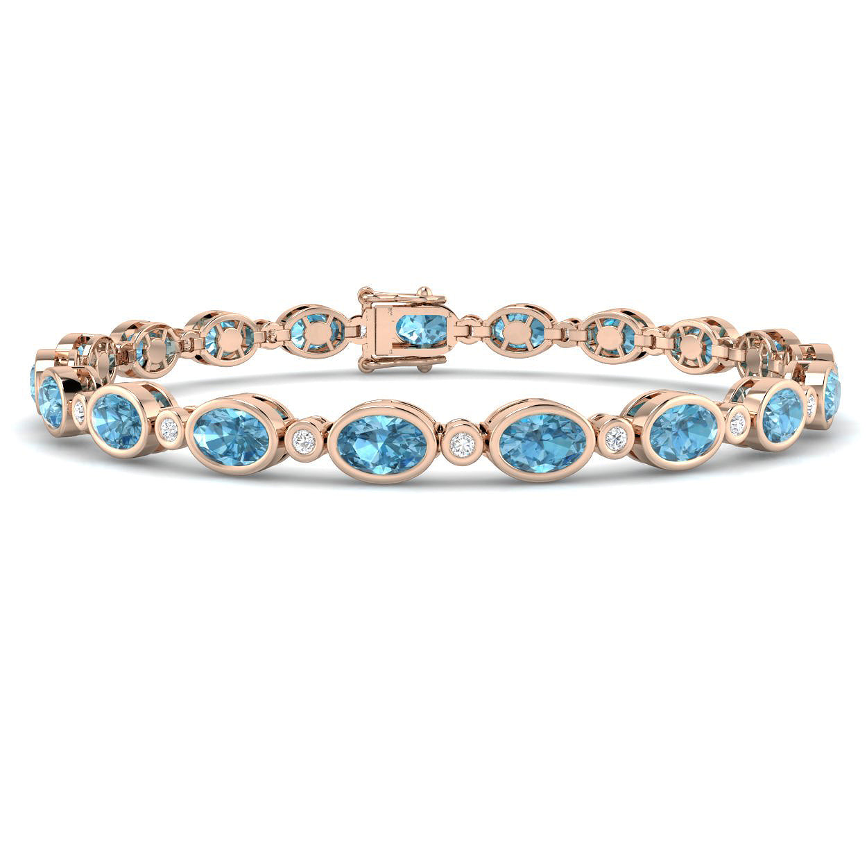 Oval Gemstone Bracelet