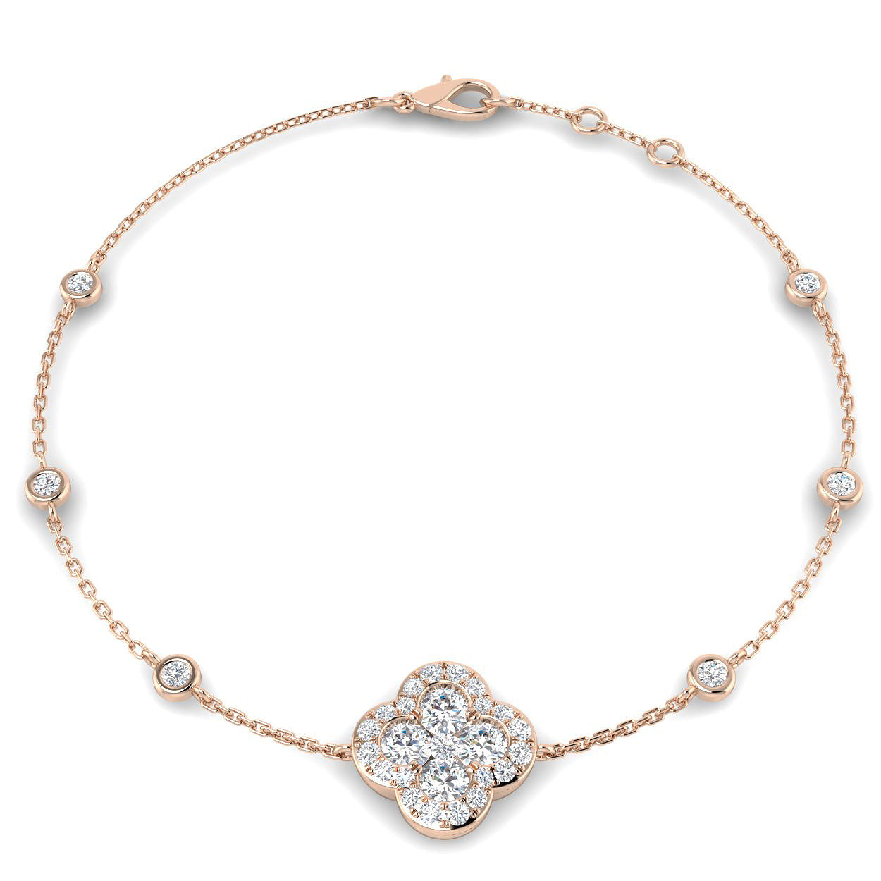 Round Diamond Bracelet