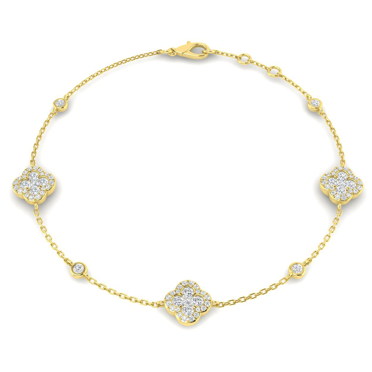 Round Diamond Bracelet