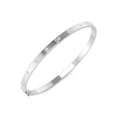 Round Diamond Bangle