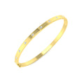 Round Diamond Bangle