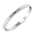 Round Diamond Bangle