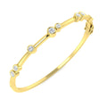 Round Diamond Bangle