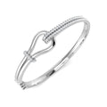 Round Diamond Bangle