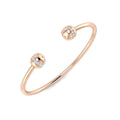 Round Diamond Bangle