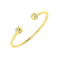 Round Diamond Bangle