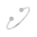 Round Diamond Bangle