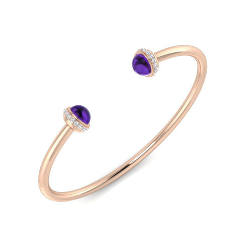 Cabochon Gemstone Bangle