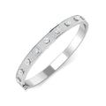 Round Diamond Bangle