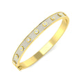 Round Diamond Bangle