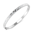 Round Diamond Bangle