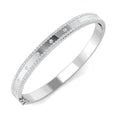 Round Diamond Bangle