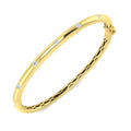 Round Diamond Bangle