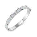 Round Diamond Bangle