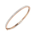 Round Diamond Bangle