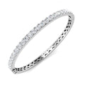 Round Diamond Bangle