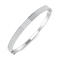 Round Diamond Bangle