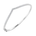 Round Diamond Bangle