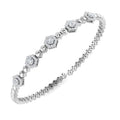 Round Diamond Bangle