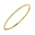 Round Diamond Bangle