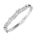 Round Diamond Bangle