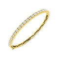 Round Diamond Bangle