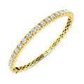 Round Diamond Bangle