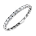 Round Diamond Bangle