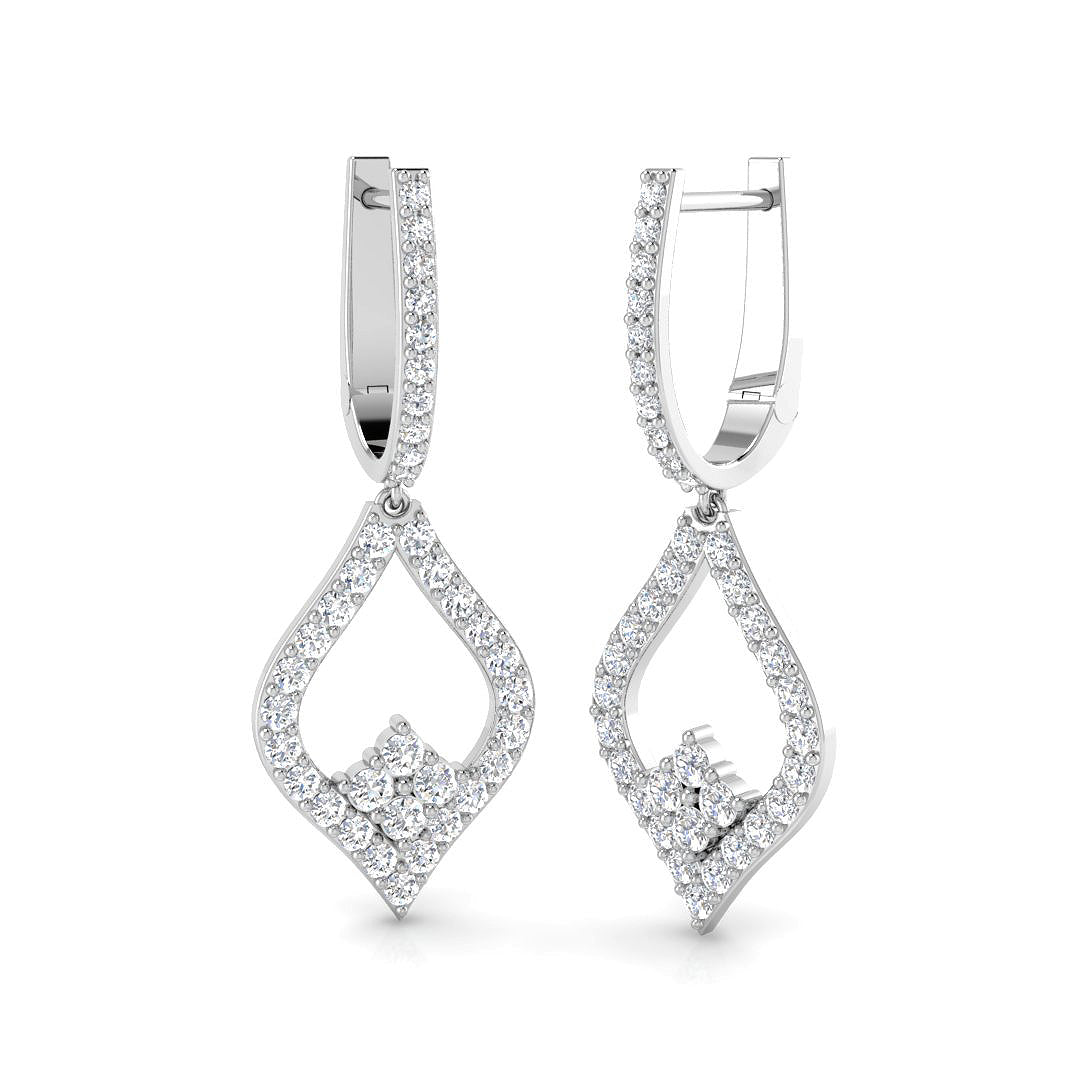 Round Diamond Earrings