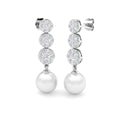 Round Pearl Earrings