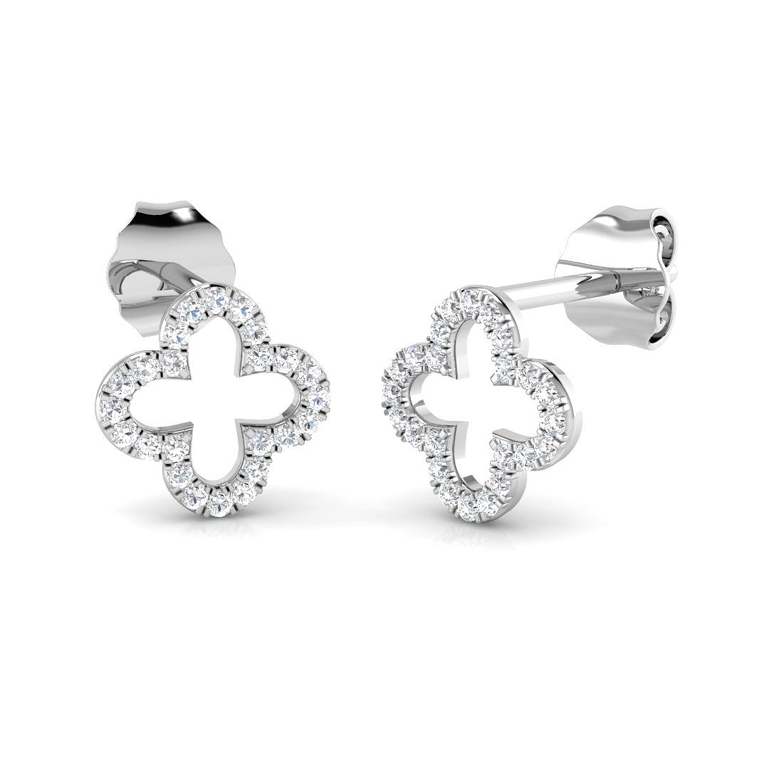 Round Diamond Earrings