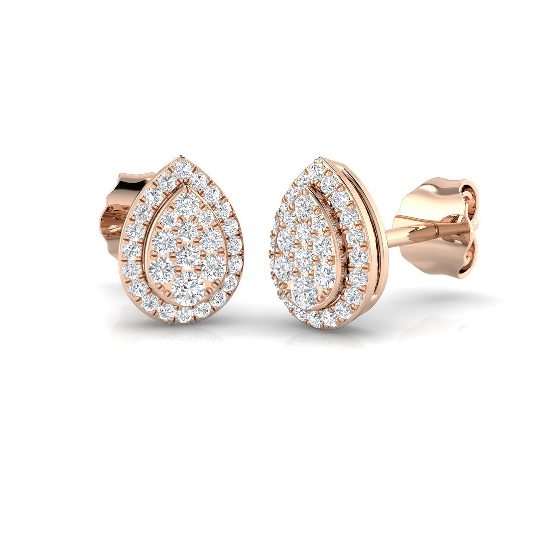 Round Diamond Earrings