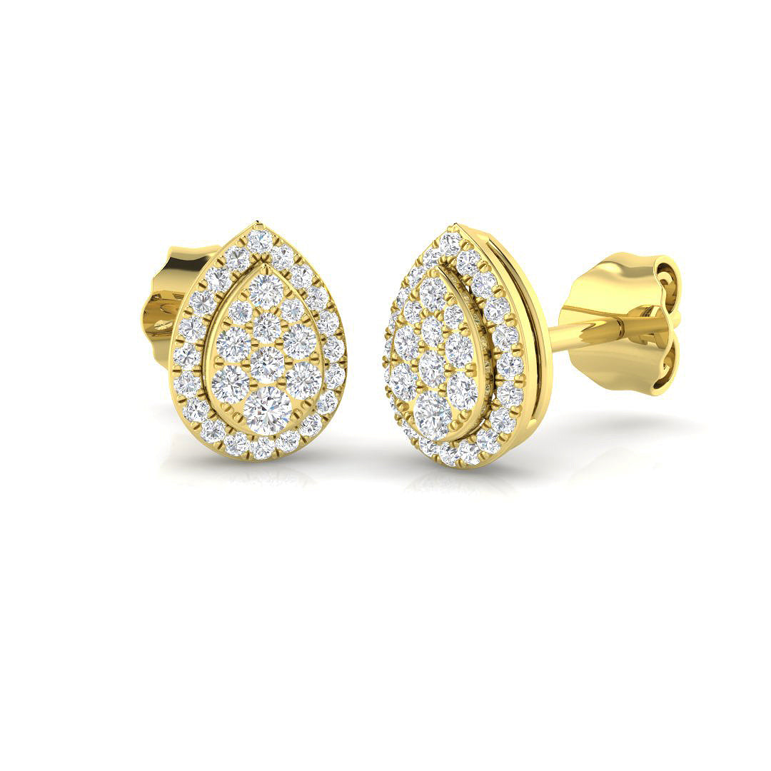 Round Diamond Earrings