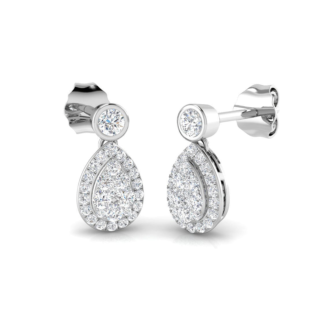 Round Diamond Earrings