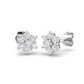 Round Diamond Earrings
