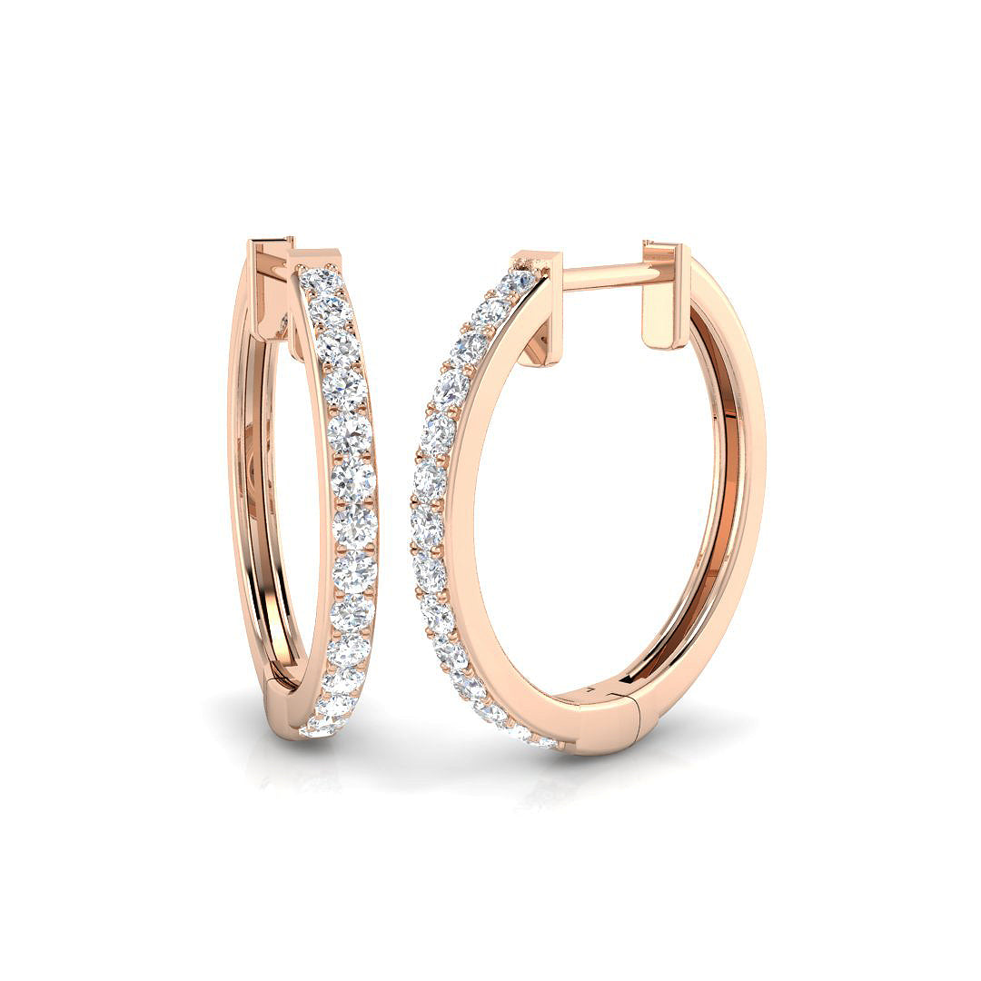 Round Diamond Earrings