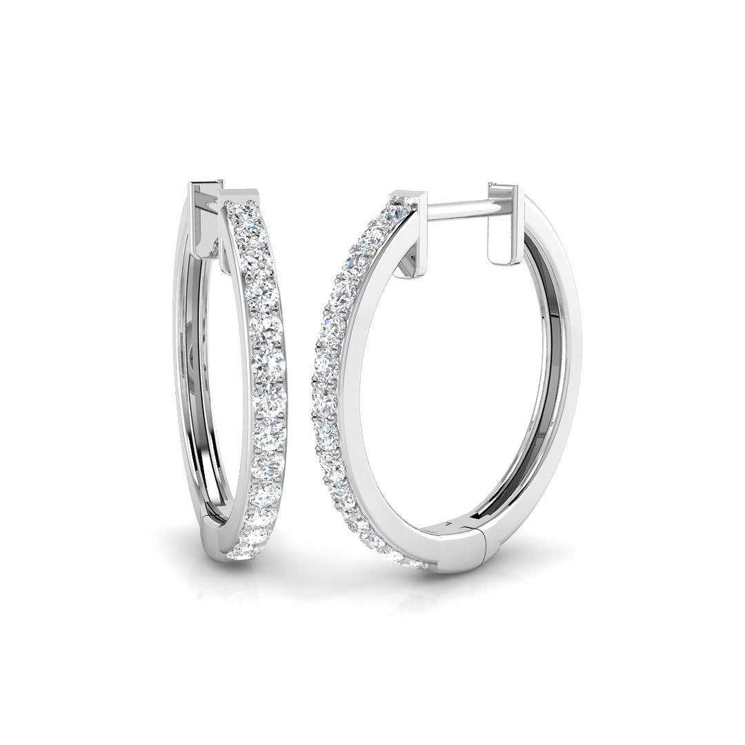 Round Diamond Earrings